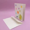 Biglietto di auguri Bolle in carta di cacca di elefante 12x16 cm