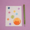 Biglietto di auguri Bolle in carta di cacca di elefante 12x16 cm