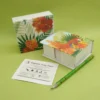 FOGLI PER APPUNTI, IN CACCA DI ELEFANTE BOX LINEA TROPICALE, MISURE 13x12,5x5 CM. COD. VAMPSTROP