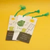 Segnalibro in cacca di carta di elefante linea ambiente conf. 10 pz