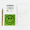 Blocco per appunti in cacca di cavallo con grafica Smile