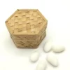 Vagamondi equo solidale Scatolina rettangolare porta confetti in foglia di palma cod va0005n_04