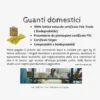 Guanti domestici in gomma naturale