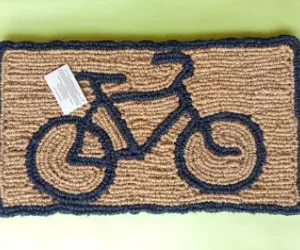 Vagamondi equo solidale zerbino bici in corda di cocco