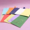 Segnalibro con cordino in cacca di carta di elefante conf. 10 pz