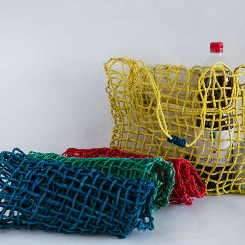 Borsa in corda di cocco colori misti