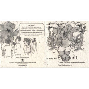 Storia di come nasce la carta in cacca di elefante Elephant story