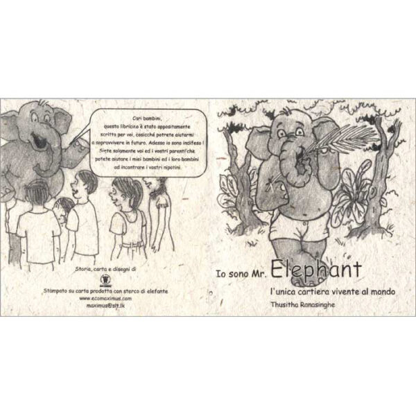Storia di come nasce la carta in cacca di elefante Elephant story
