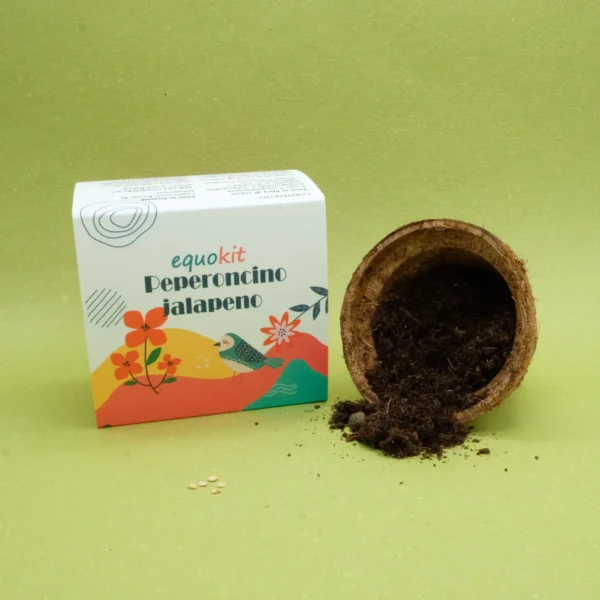 Equokit fioriera con semi di peperoncino