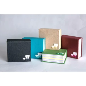 Cubo da scrivania in carta di cacca di elefante Business Line