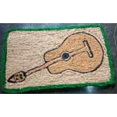 Zerbino in fibra di cocco con chitarra
